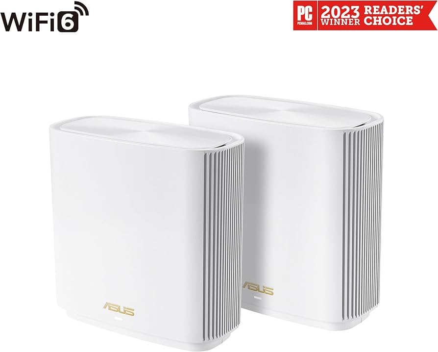 ASUS ZenWiFi AX6600 Tri-Band Mesh WiFi 6 System (XT8 2PK) - Whole