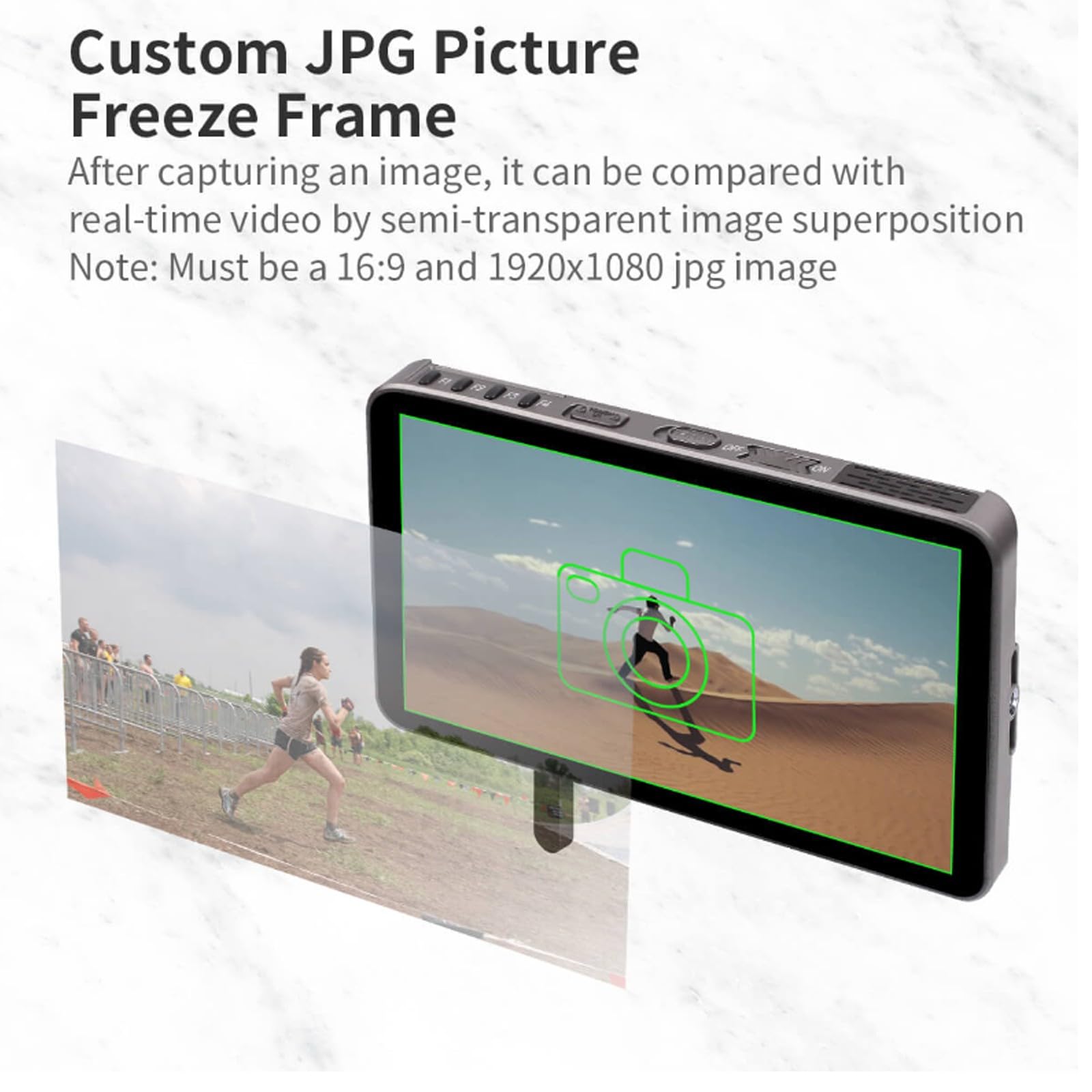 Amazon | Portkeys LH7H 7 インチカメラモニター 3D LUT 1000 ニット超