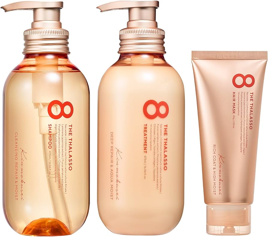 Amazon.co.jp: エイトザタラソ 金木犀 モイストシャンプー&モイスト