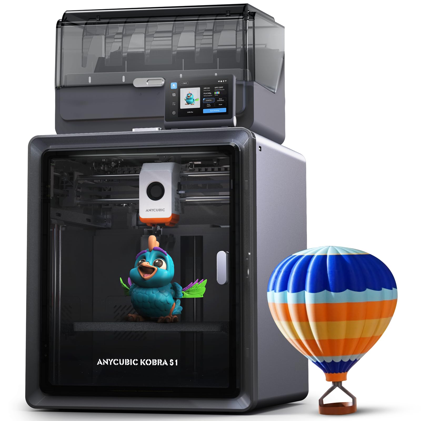 Amazon | Anycubic Kobra S1 Combo 3Dプリンター、多色造形3D