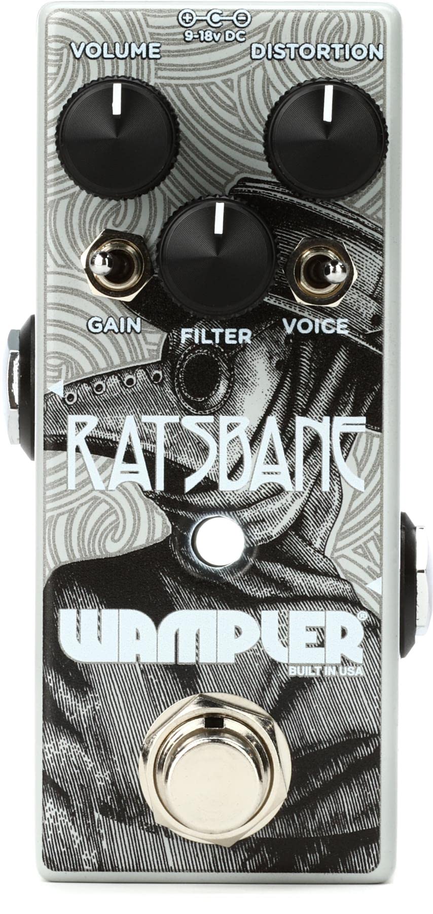 Amazon.com: Wampler Ratsbane Distortion Pedal (Rats Bane