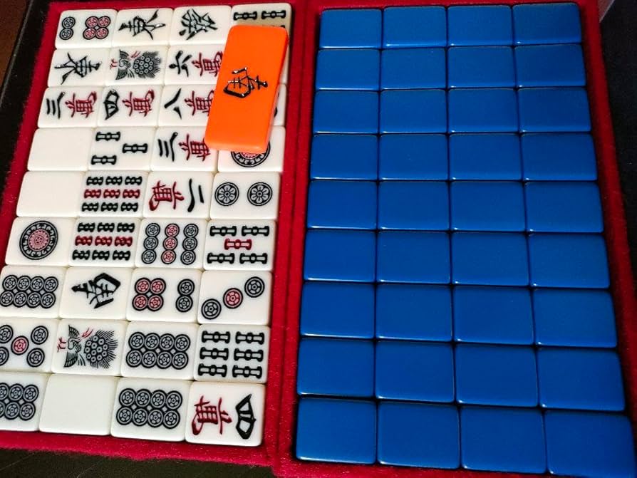 Amazon | ほぼ利用なし 麻雀牌 青牌 AKRN | 麻雀 | おもちゃ