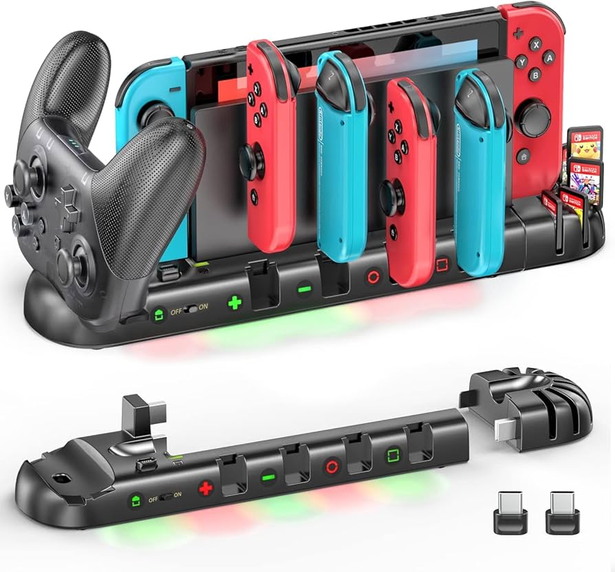 Amazon.co.jp: Switch ジョイコン プロコン 充電 スタンド Switch
