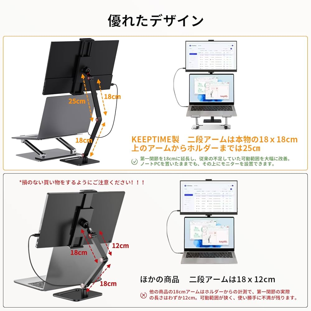 Amazon.co.jp: KEEPTIME モバイルモニター 15.6インチ モバイル