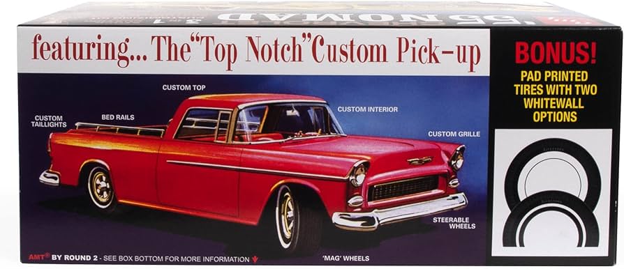 Amazon | AMT 1/25 1955 シボレー ノマド 3in1 プラモデル AMT1297