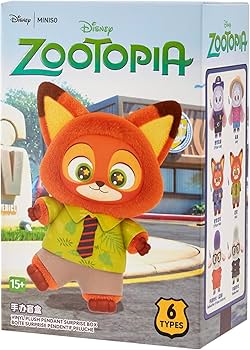 Amazon.com: MINISO Disney Zootopia Soft Vinyl Plush Toy Blind Box