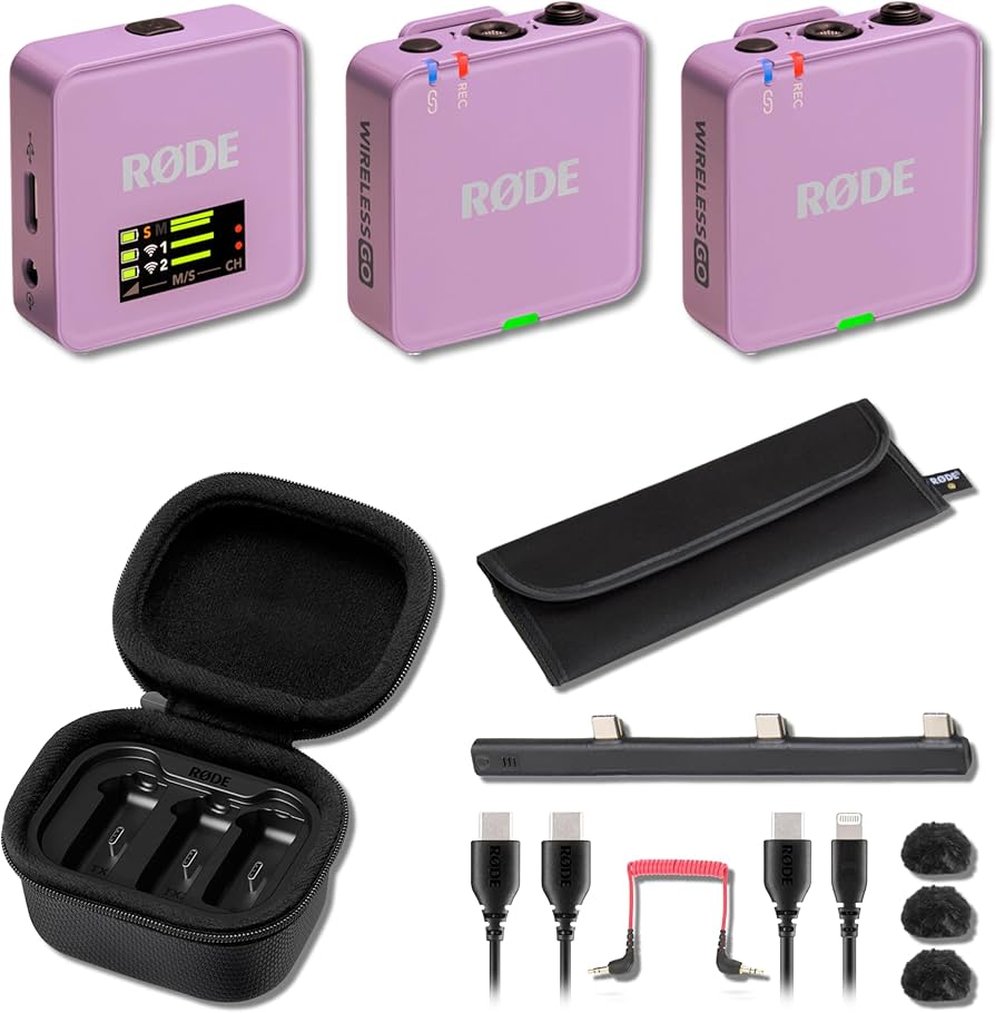 Amazon.com: Rode Wireless GO (Gen 3) Compact Wireless Microphone