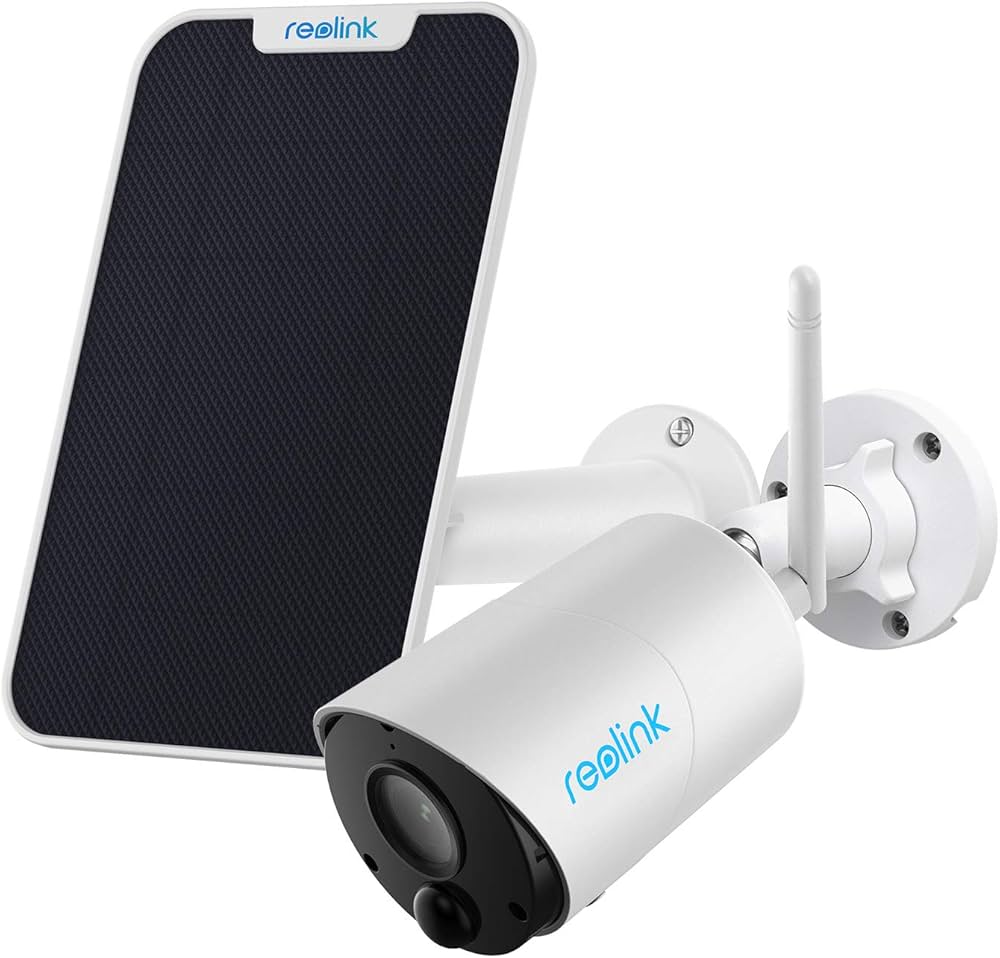 Amazon.co.jp: Reolink 防犯カメラ 屋外 ソーラーパネル付き WiFi 電池