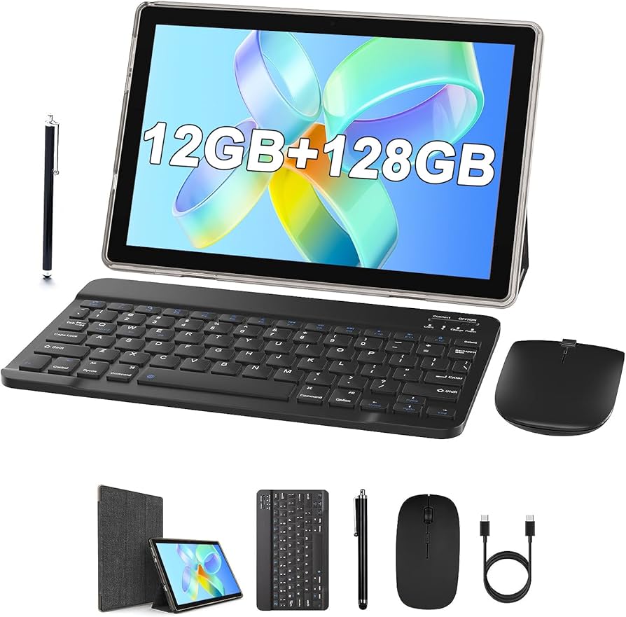 Amazon.com : ZZB Tablet with Keyboard 10 inch Tablet 2 in 1