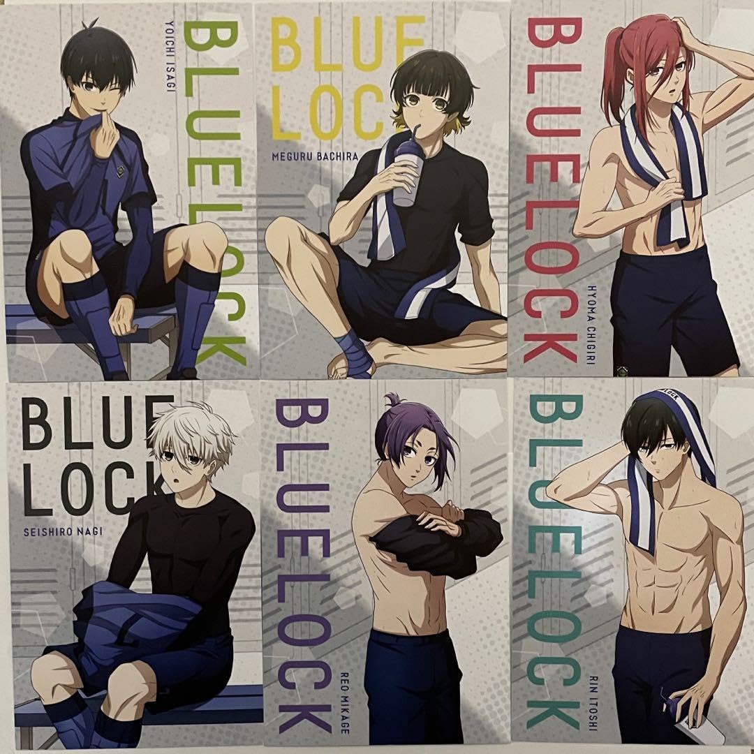 Amazon.co.jp: ブルーロック ポストカード潔 蜂楽 千切 凪 玲王 凛6種