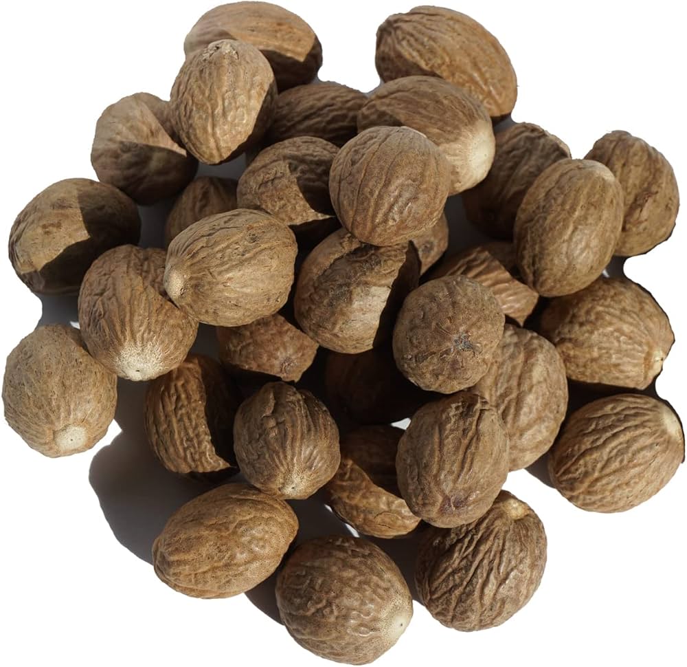 Amazon | アメ横 大津屋 ナツメグ 原形 ホール スパイス ハーブ nutmeg