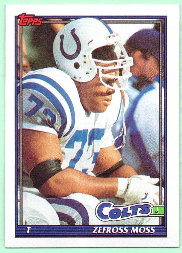 Amazon.com: Zefross Moss 1991 Topps #336 - Indianapolis Colts