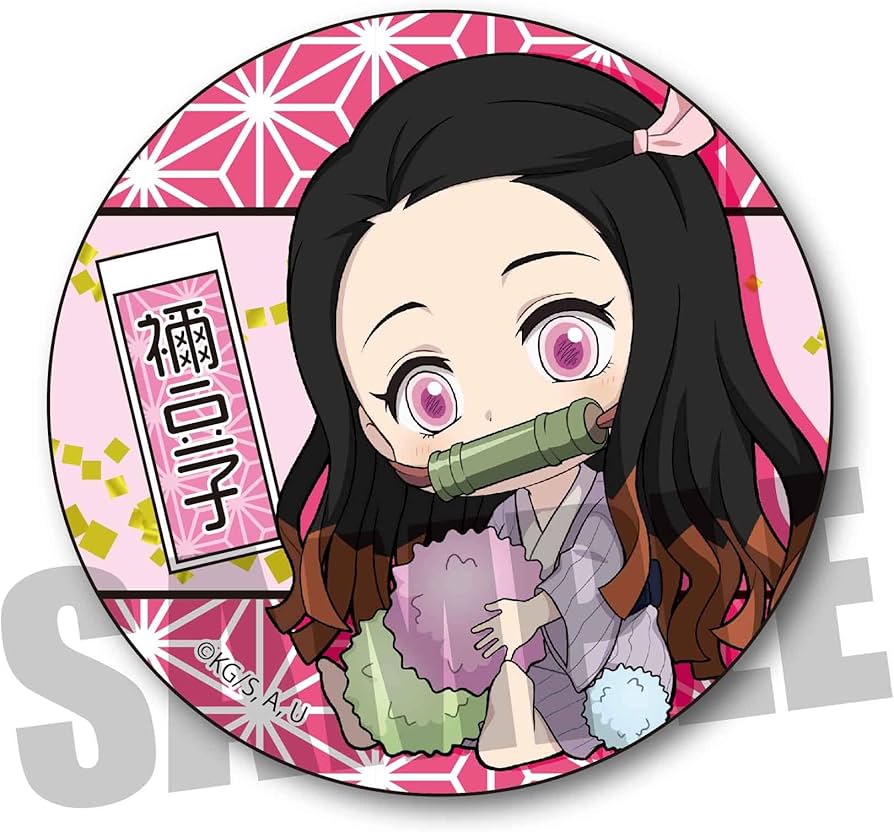 Amazon.co.jp: 鬼滅の刃 竈門 禰豆子 (金平糖) ぎゅぎゅっと 缶バッジ