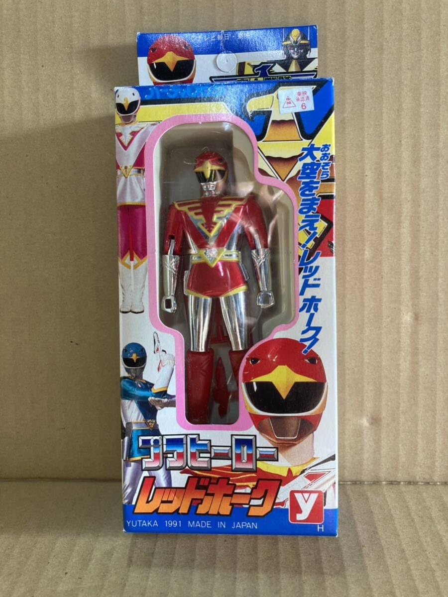 Amazon.co.jp: 鳥人戦隊ジェットマン プラヒーローレッドホーク ユタカ