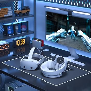 Amazon.co.jp: PRISMXR VR用充電ドック と互換性ありドック 磁気吸着式