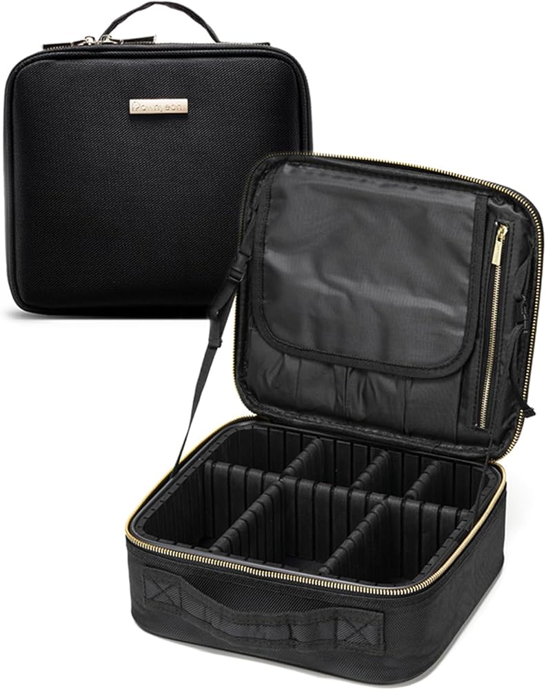 Amazon | Rownyeon プロ用 メイクボックス 機能的 大容量 化粧ポーチ