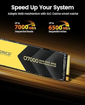 Amazon.com: ORICO 2TB NVMe SSD PCIe 4.0- Up to 7000MB/s, M.2 SSD