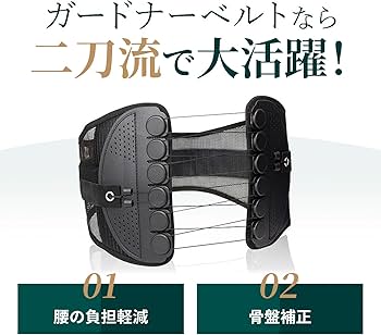 Amazon | ガードナーベルト 正規品 腰 サポーター コルセット Sサイズ