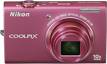 Amazon.com: Nikon COOLPIX S6200 Compact Digital Camera - Pink