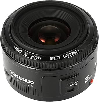 Amazon.com : YONGNUO YN35mm F2 Lens 1:2 AF/MF Wide-Angle Fixed