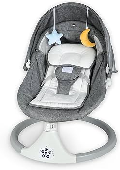 Amazon | バウンサー 電動 ベビーラック ベビーバウンサー 新生児