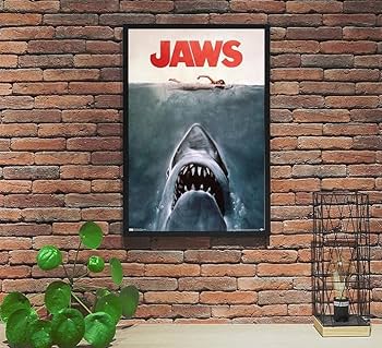 Amazon.co.jp: 映画ポスター ジョーズ JAWS 24×36インチ (61×91.5cm
