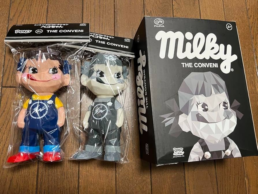 Amazon.co.jp: 限定 不二家 ソフビコレクション ペコちゃん milky THE