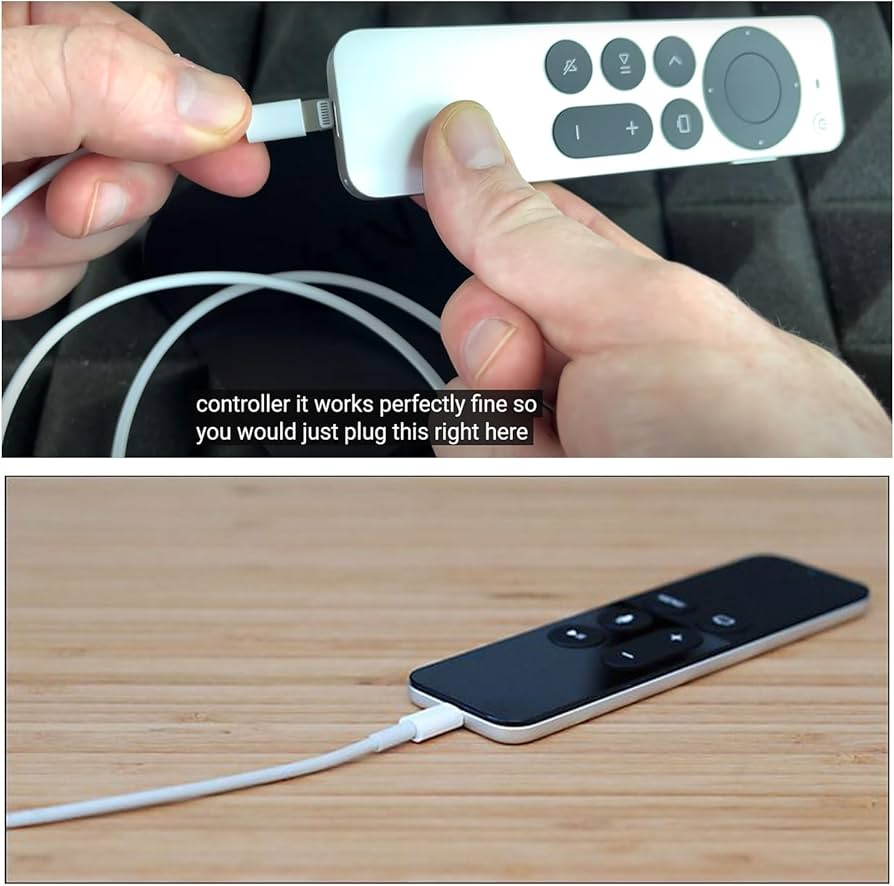 Amazon | 交換用Apple TVリモートケーブル Lightning - USB Aケーブル