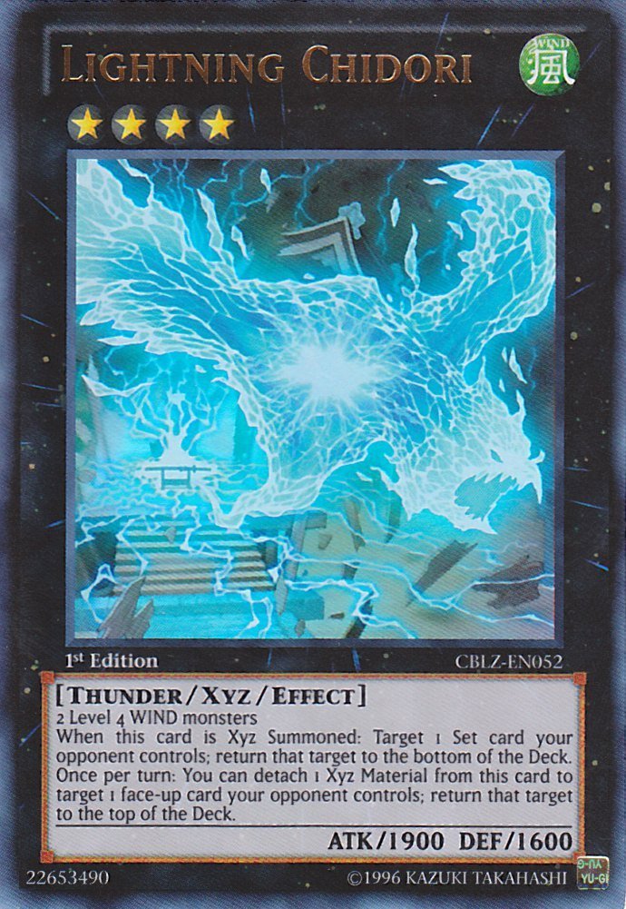 Amazon.co.jp: 遊戯王 英語版 CBLZ-EN052 Lightning Chidori 電光千鳥