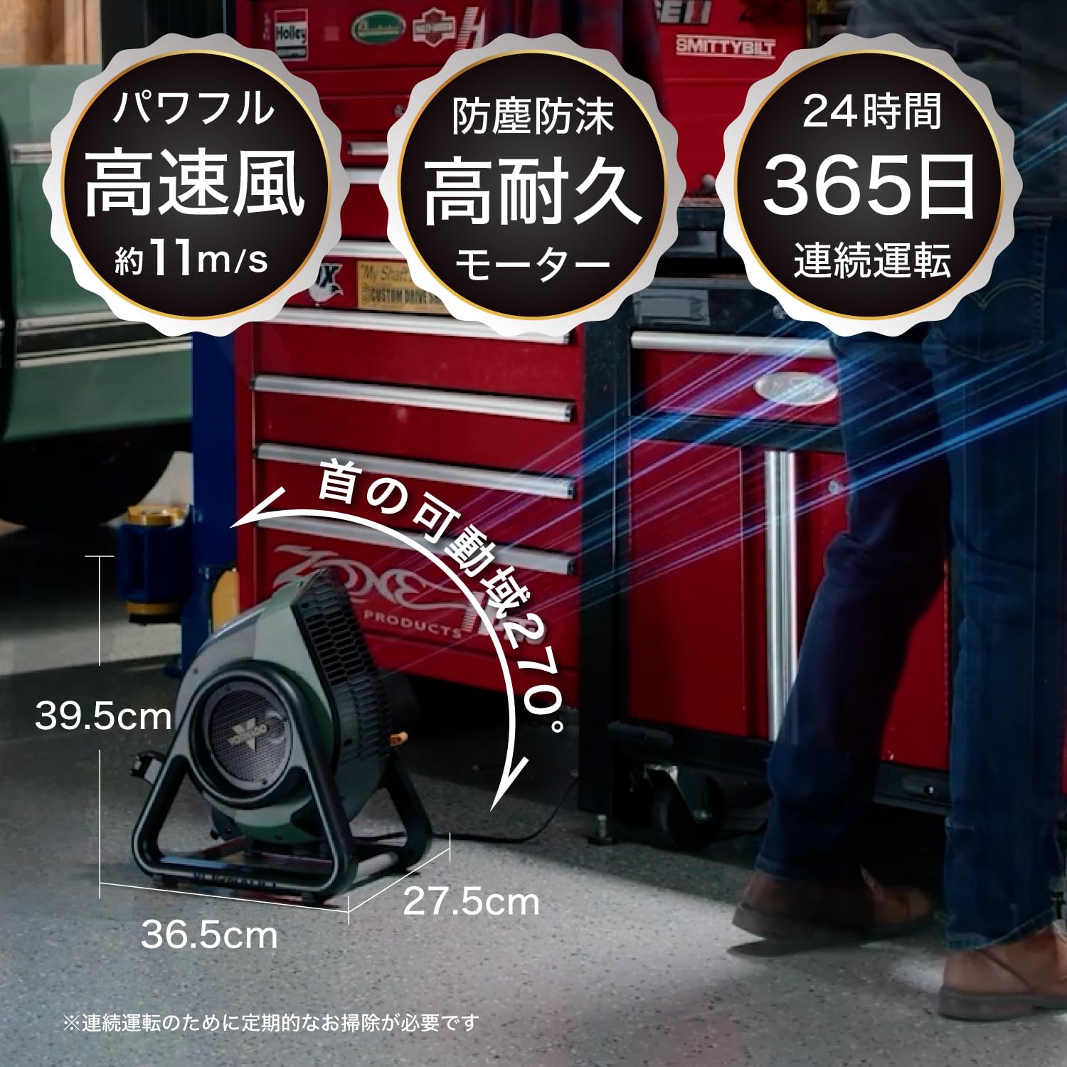 Amazon | ボルネード サーキュレーター 35畳 防塵防沫 耐水 高耐久