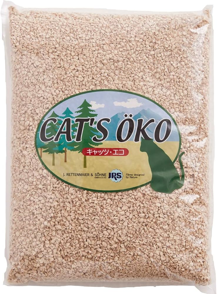 Amazon | ドイツの猫砂 キャッツエコ 4袋 5L(約2.25kg)/袋 | キャッツ