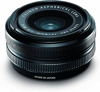 Fujifilm Fujinon Prime Lens XF18mm F2 R, Wide Lens for Fujifilm X