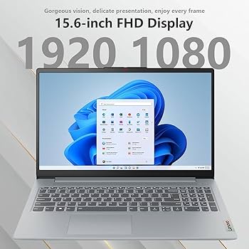 Amazon.com: Lenovo IdeaPad Slim 3 Laptop, 15.6 Inch FHD Display