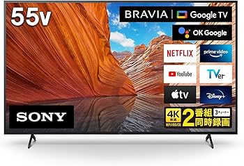 Amazon.co.jp: ソニー 55V型 4K 液晶 テレビ ブラビア KJ-55X80J