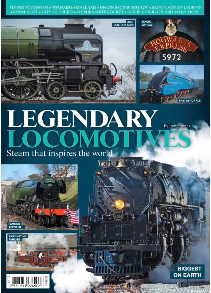 Legendary Locomotives: Steam that inspires the world: Jones, Robin