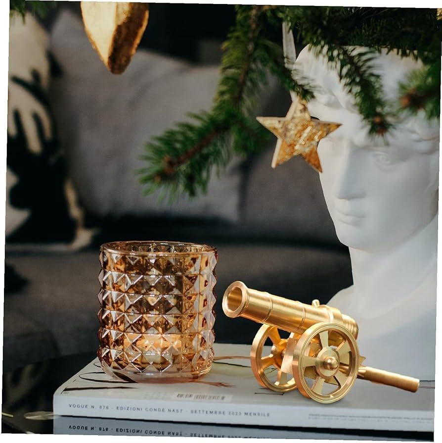 Amazon.co.jp: 軍用大砲 真鍮 ミニ 大砲 モデル デスクトップ装飾