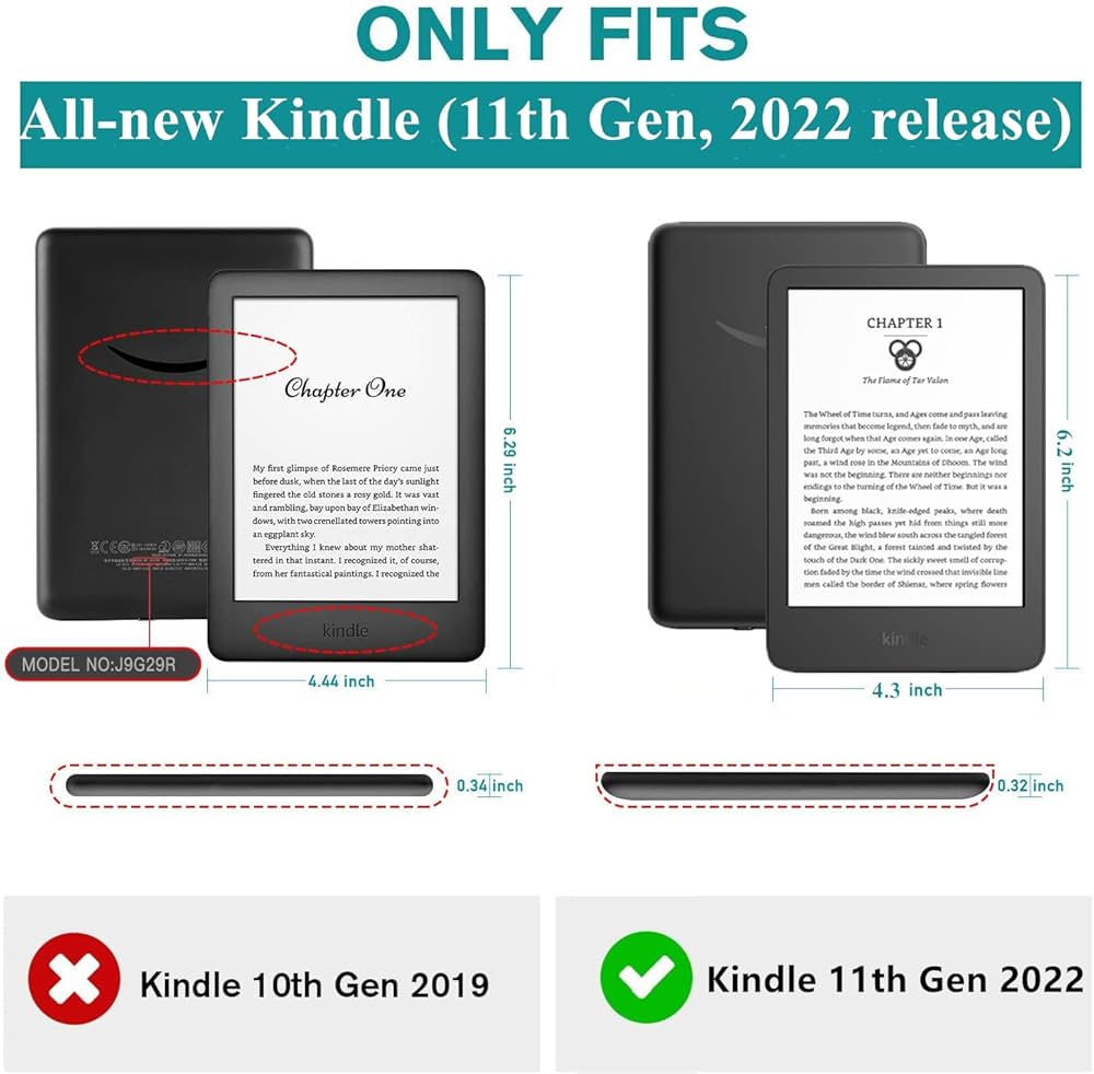 Amazon.co.jp: Kindle (第11世代) - 2022年リリース - 第10世代Kindle