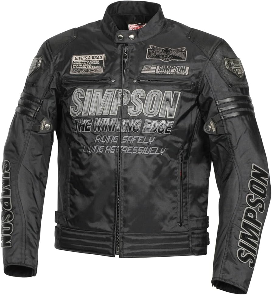 Amazon.co.jp: シンプソン(SIMPSON) バイク用ジャケット Nylon Jacket