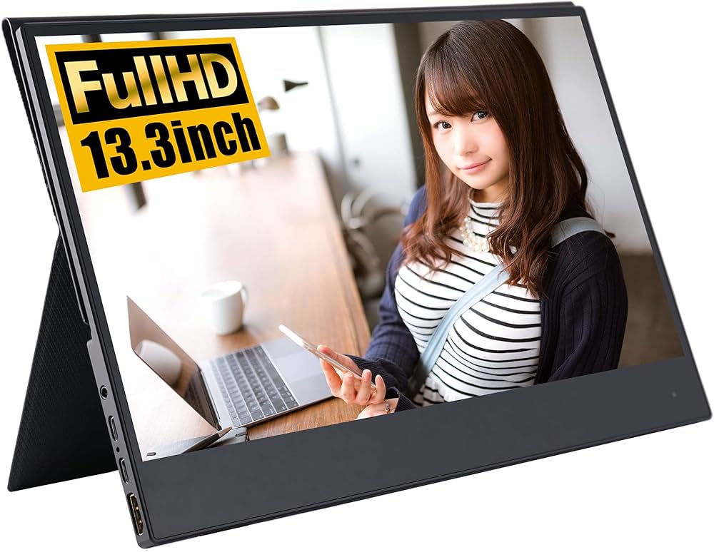 Amazon.co.jp: WINTEN モバイルモニター 13.3インチ WT-133BT-BK