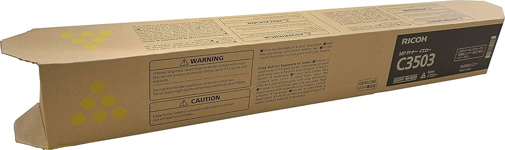 Amazon | RICOH リコー MP Pトナー C3503 イエロー(60-0250) | リコー