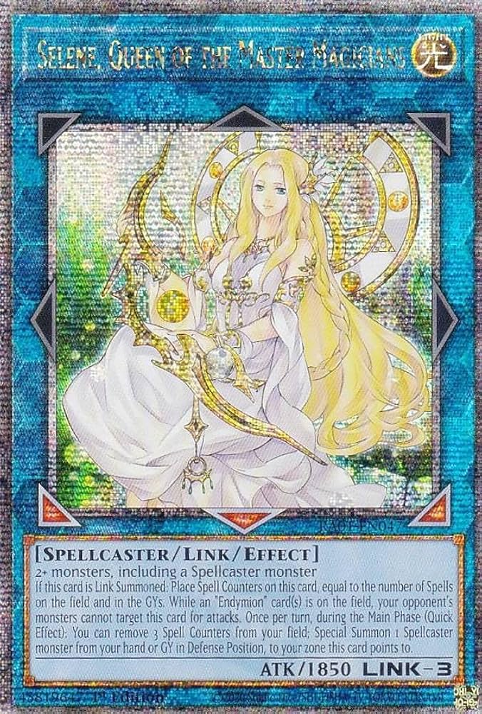 Amazon.co.jp: 遊戯王 RA01-EN047 神聖魔皇后セレーネ Selene, Queen