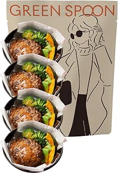 Amazon.co.jp: グリーンスプーン ハンバーグ 冷凍 4食 和風 【 お惣菜