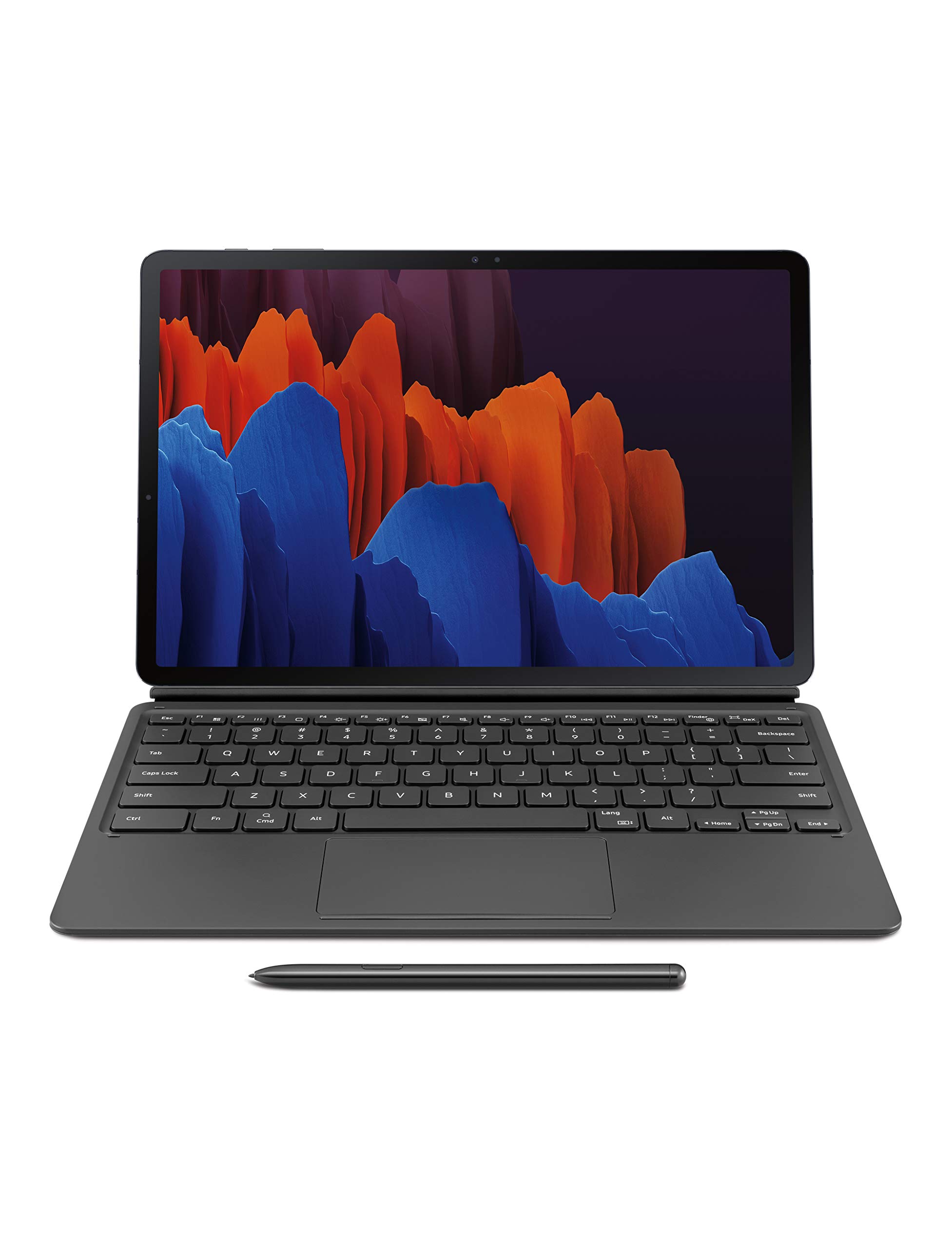 Amazon.com: SAMSUNG Galaxy Tab S7+ Keyboard, Black : Electronics