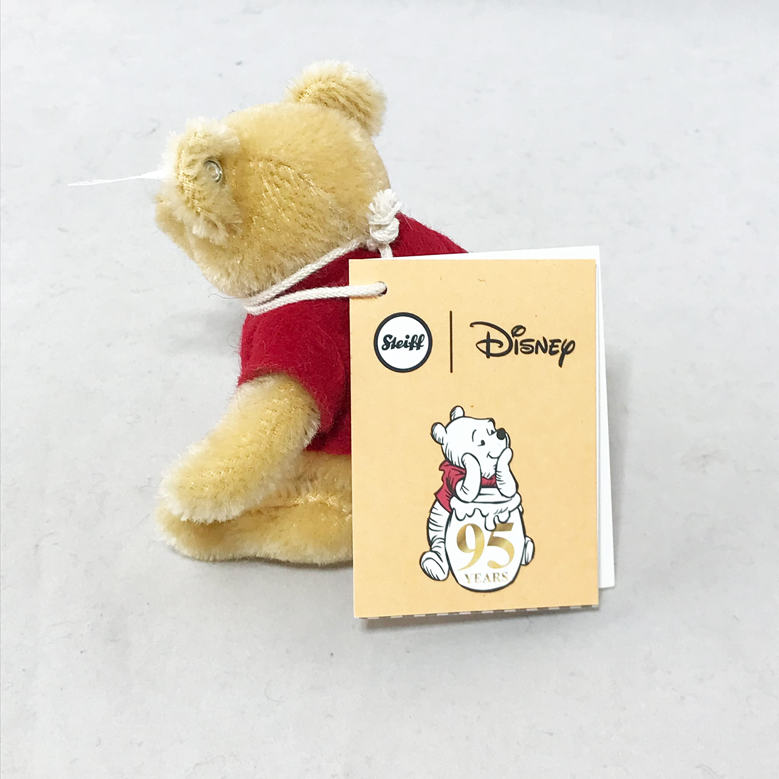 シュタイフ プーさん 限定ピンバッジ付き 1994 ディズニーワールド