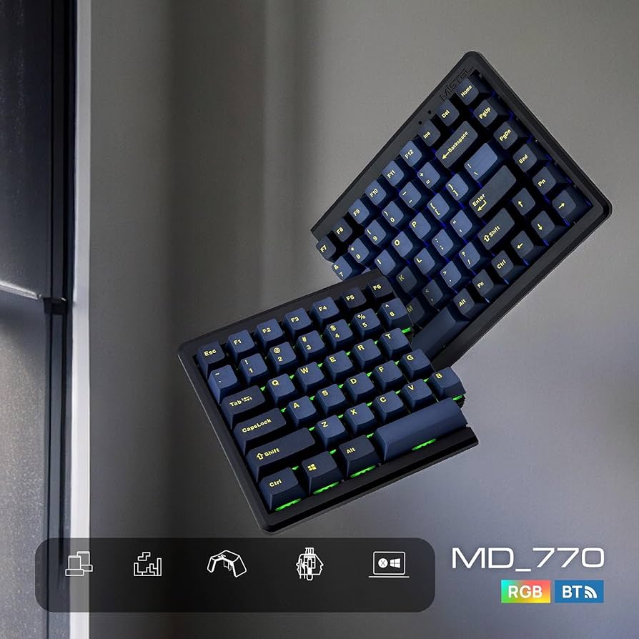 Amazon.co.jp: BAROCCOMiSTEL MD770 RGB BT (英語配列/赤軸) 分離型