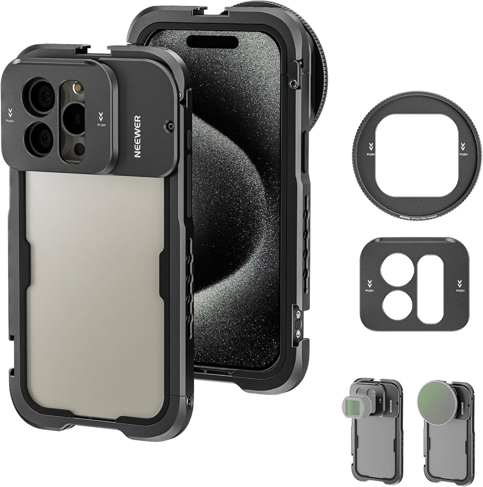 Amazon.com : NEEWER 15 Pro Max Cage Video Rig with 67mm Filter