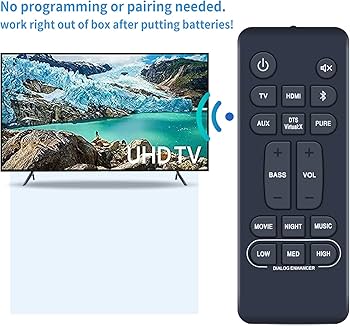 Amazon | ホームシアターサウンドバーリモコン RC-1236 for Denon DHT