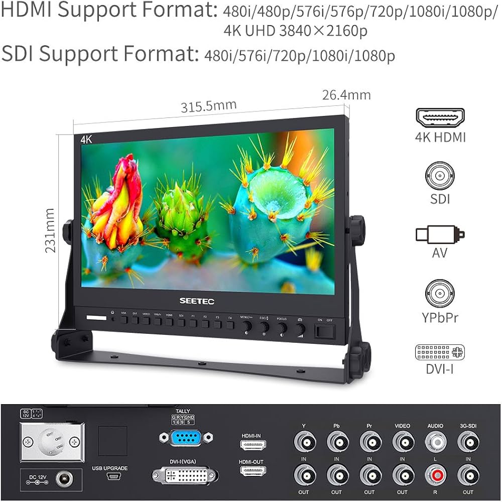 Amazon | SEETEC P133-9HSD 13.3インチアルミデザイン4K IPSスクリーン