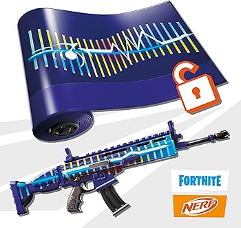 Amazon.com: NER FORTNITE Blue Shock : Toys & Games