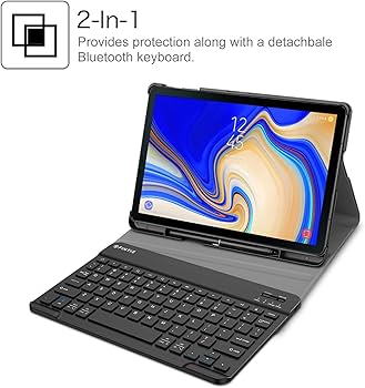 Amazon.com: FINTIE Keyboard Case for Samsung Galaxy Tab S4 10.5